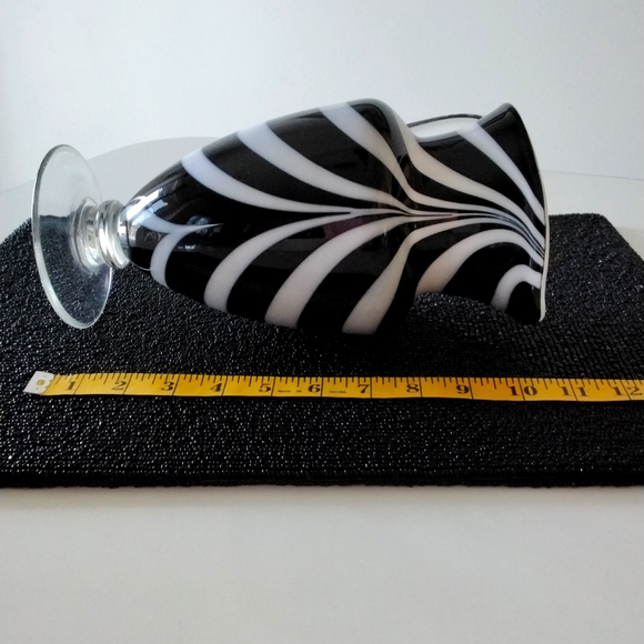 Zebra design glass carafe - Picture 4 of 7